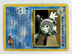 1999 WotC Pokemon MISTY'S POLIWHIRL #53/132 Gym Heroes Near Mint - Image 1