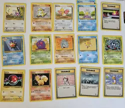 Pokemon Cards Mix Lot 46 Cards Base Set 2 Commons - Image 3
