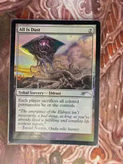 FOIL All is Dust x 1 Near Mint Magic the Gathering MTG Card Promo - Image 1