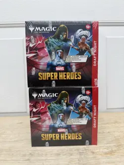 Magic: The Gathering Marvel Super Heroes Draft Night Sealed Box Lot 2 (13+) - Image 1