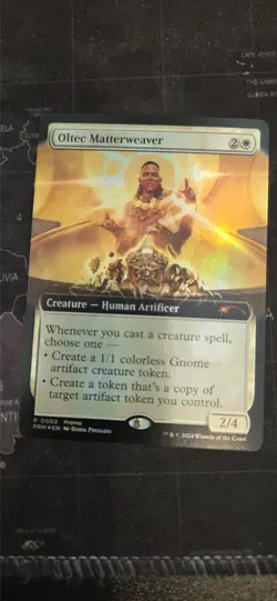 MtG Oltec Matterweaver (Extended Art) Foil Promo - Image 1