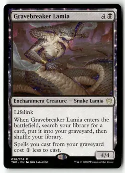 Gravebreaker Lamia 98 Rare Theros Beyond Death Magic: The Gathering Near Mint - Image 1
