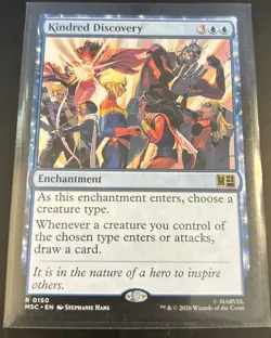Kindred Discovery 150 Commander: Marvel Super Heroes Magic: The Gathering NM - Image 1