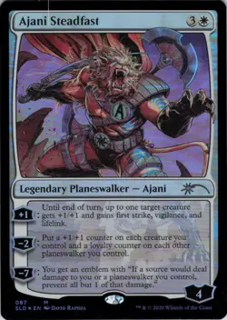 Ajani Steadfast - Foil - Secret Lair The Path Not Traveled (87) NM - Image 2