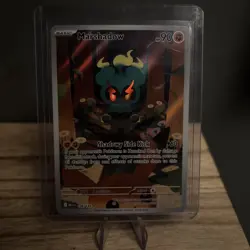 Pokemon TCG Marshadow 146/132 ME01 Rare Mega Evolutions Illustration Card - Image 1