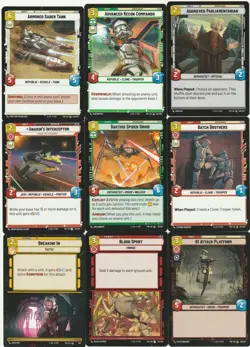 STAR WARS UNLIMITED - Mixed / Job Lot of 120 Trading Game Cards - Set #16 - Image 1
