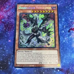 Yu-Gi-Oh! Diabellstar Vengeance ALIN-EN011 Secret Rare 1st Edition NM - Image 1