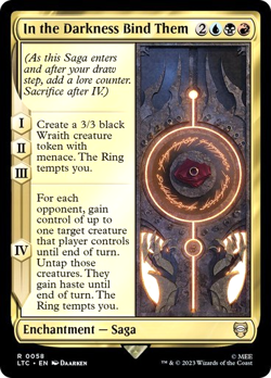 MTG - In the Darkness Bind Them - Lord of the Rings - Magic the Gathering - Image 1