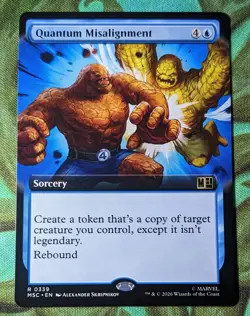x1 NM - Quantum Misalignment (Extended Art)(0339) Commander: Marvel Super Heroes - Image 1