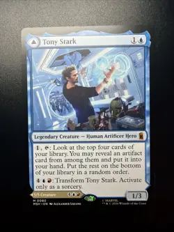 MTG Magic MSH Marvel Super Heroes - 1x EN NM 0080 M Tony Stark / Iron Man - Image 1