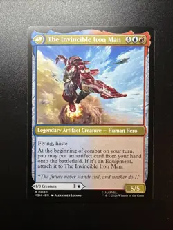 MTG Magic MSH Marvel Super Heroes - 1x EN NM 0080 M Tony Stark / Iron Man - Image 2
