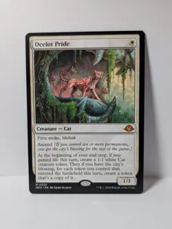 Ocelot Pride - Modern Horizons 3 MH3 - NM - MTG Mythic Cat - Image 1