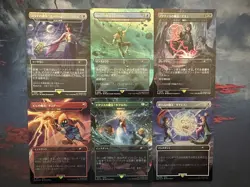 MTG - Secret Lair - Final Fantasy - Grimoire Rainbow Foil - JP - Image 1