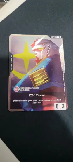 EX BASE EXBP-005 Gundam TCG Bandai Card Fest 2025-2026 Exclusive - Image 1