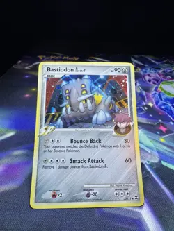 Bastiodon GL 2/111 Holo Rare Pokemon Card Rising Rivals 2009 - Image 2