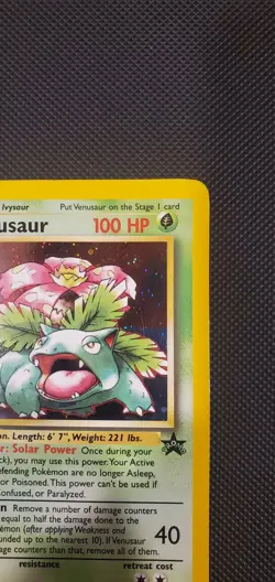 💥 Pokemon TCG 2000 Venusaur Black Star Promo Holo Foil Vintage Rare Card # 13 - Image 3
