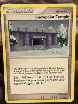 Pokemon Legends Awakened Uncommon Card - Snowpoint Temple 134/146 Near Mint - Image 1