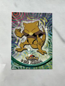 Topps Pokemon Card #63 Abra Blue Logo NM - Image 1