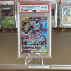 PSA 10 Mewtwo & Mew GX - 029/094 - SM11 Miracle Twins - Japanese Pokemon Card - Image 1