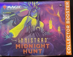 Magic The Gathering MTG INNISTRAD MIDNIGHT HUNT 15 CARD COLLECTOR BOOSTER - Image 1