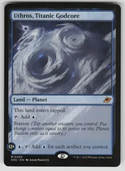 Uthros, Titanic Godcore Mythic Edge of Eternities 260 MTG Near Mint 2025 - Image 1