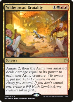 MTG - Widespread Brutality - War of the Spark - Magic the Gathering - Image 1