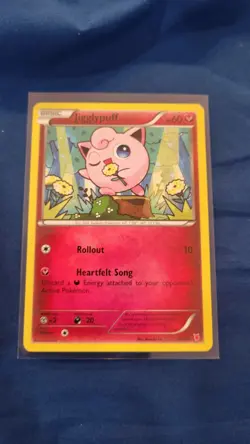 Jigglypuff 25/30 Common XY Trainer Kit Bisharp and Wigglytuff Pokemon Card - Image 1