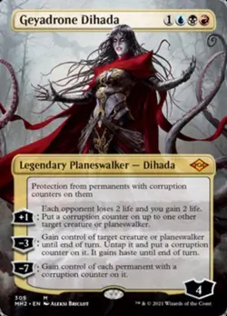 ~ Geyadrone Dihada (Borderless) ~ NM ~ Modern Horizons 2 ~ MTG ~ - Image 1