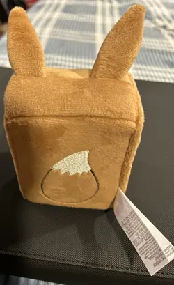 POKEMON Eevee PLUSH Flip Top DECK BOX 60ct Standard Size Card Case UNUSED - Image 2