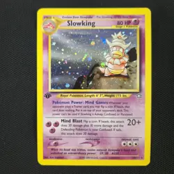 1st Edition Slowking 14/111 Neo Genesis Holo Rare 2000 Nintendo Pokemon Card - Image 1