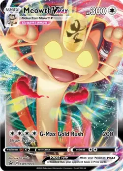 Meowth VMAX SWSH005 SWSH: Sword & Shield Promo Cards Holo - Image 1