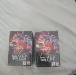 One Piece Card Game: Double Pack Set (DP-11) Sealed X2 BOXES ENGLISH ✅ - Image 1