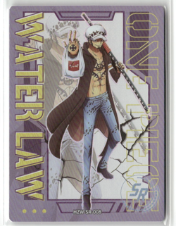 TRAFALGAR WATER LAW SR HZW-SR-008 Thick One Piece Anime Collectible Card - Image 1