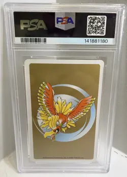 2000 POKEMON GOLD VERSION PLAYING CARDS 6 OF HEARTS #043 ODDISH - PSA 10! - Image 2