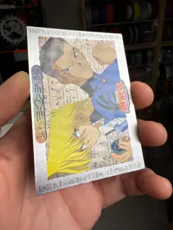Yugioh Toei Amada Animation Character Card #53 Joey Wheeler Tristan silver card - Image 2