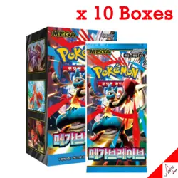 Pokemon Card Scarlet & Violet Mega Brave Booster Box M1L Sealed 10Box-Korean - Image 1