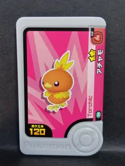 Torchic Combusken Blaziken Mezastar Frienda Pokemon Card Japanese Pick Tag Tip - Image 2
