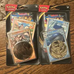 Pokemon Mega Evolution Premium Checklane Blisters SET OF 2 NEW - Image 1