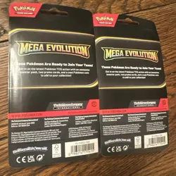 Pokemon Mega Evolution Premium Checklane Blisters SET OF 2 NEW - Image 4