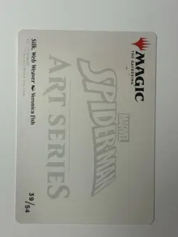 Silk, Web Weaver Art Card (/54) S Art Series: Marvel's Spider-Man 39 NM - Image 2