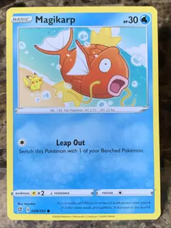 Pokemon TCG Rebel Clash Magikarp 039/192 Regular Common - Image 1