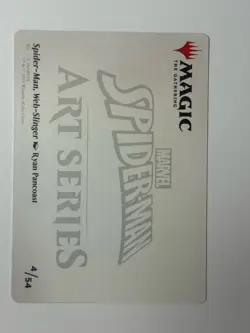 Spider-Man, Web-Slinger Art Card S Art Series: Marvel's Spider-Man 4 NM - Image 2