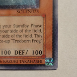 Treeborn Frog SOI-EN025 Ultimate Rare Yu-Gi-Oh! Shadow of Infinity LP Excellent - Image 3