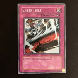 Saber Hole 1st Edition ABPF-EN073 Super Rare LP Light Play Yugioh FREE SHIPPING! - Image 2