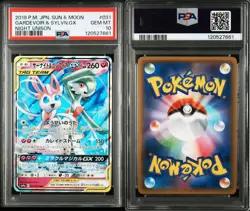 Pokemon Card Gardevoir Sylveon GX RR PSA10 Gem Mint Rare Collectors TCG - Image 1