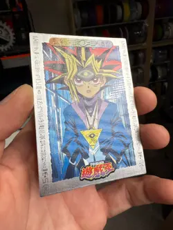 Yu-Gi-Oh! #47 Yami Yugi Rare Bandai Toei Amada Silver Foil Card 1998 - Image 2