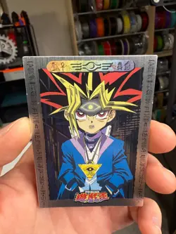 Yu-Gi-Oh! #47 Yami Yugi Rare Bandai Toei Amada Silver Foil Card 1998 - Image 3
