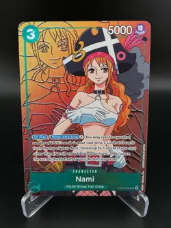 Nami (Alternate Art) OP02-036 Super Rare Paramount War One Piece NM - Image 1