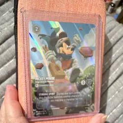 Disney Lorcana TCG Enchanted Foil Mickey Mouse Inspirational Warrior 221/204 - Image 3