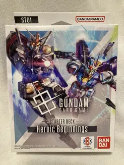 Gundam Card Game Starter Deck ST01 Heroic Beginnings English New Factory Sealed - Image 1